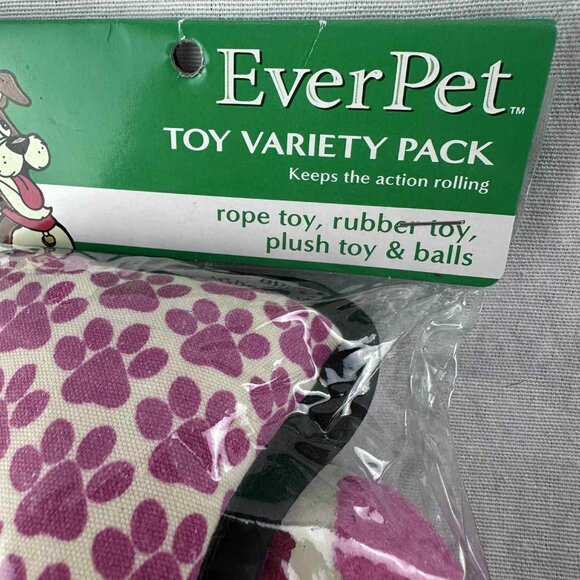 Dog Toy Bundle Lot | EverPet Variety Pack, Paws & Claws Rope Toys & Mizarhi - Picture 2 of 4